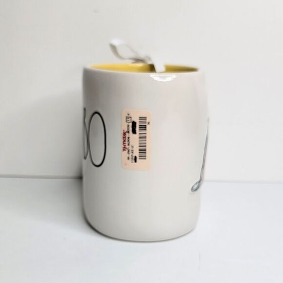 Rae Dunn DIsney Dumbo Double Sided Tea Coffee Mug Yellow Interior - NEW - Picture 4 of 6